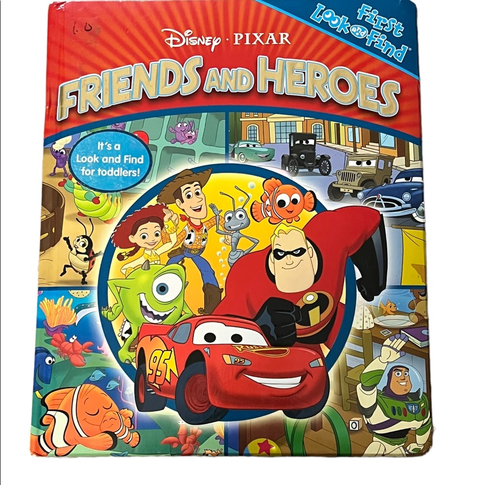 My first look & find Disney Pixar Friends and Heroes Kids Interactive Book 2009